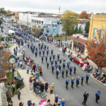 Asheboro High school marching band performs on Sunset Street (PJ WARD-BROWN/NORTH STATE JOURNAL)