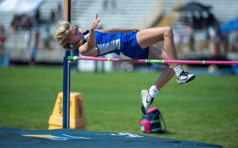 Allred jumps to second in state meet