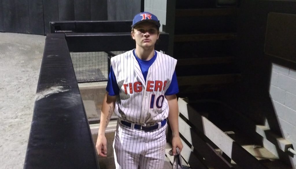 Drake Purvis after no no in Burlington