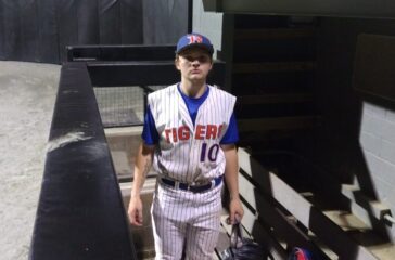 Drake Purvis after no no in Burlington