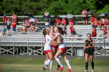 Wheatmore girls soccer regional final happy