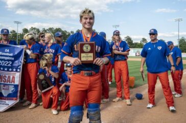 Brooks Brannon with MVP award