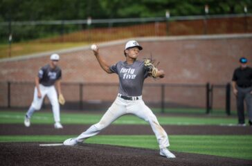 Post 45 Tanner Marsh pitching