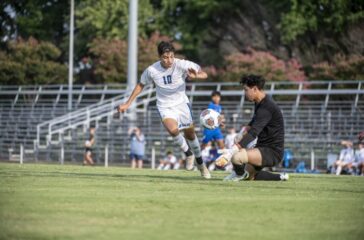 Asheboro HS soccer goalkeeper v SWR Aug2022