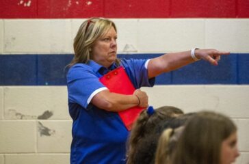 Asheboro volleyball coach Kim Black Aug2022
