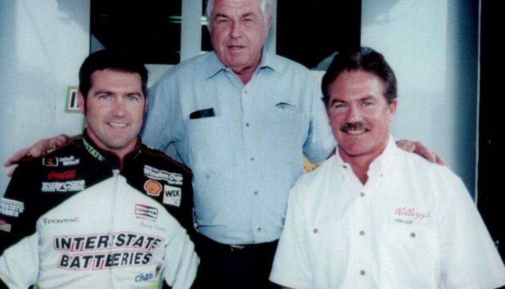 Bob Labonte with sons
