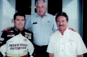 Bob Labonte with sons