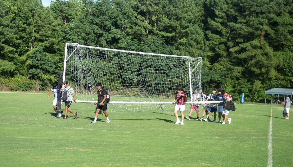 Randleman boys soccer at first practice of 2022