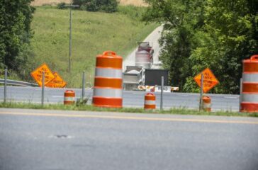Megasite truck traffic photo