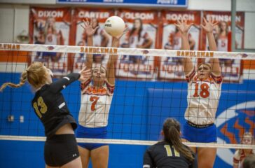 Randleman volleyball in states Oct2022
