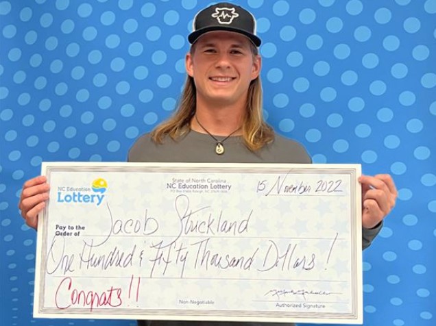 Asheboro man cashes in on lottery