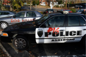 Asheboro police patrol vehicles targeted in vandalism