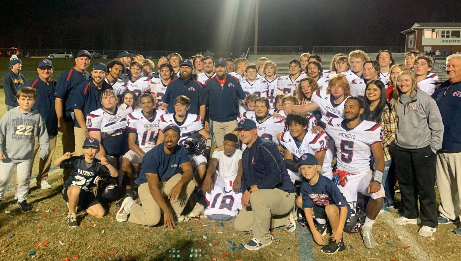 Prep Football Patriots win for first time in state playoffs; Randleman