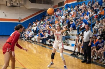 Randleman girls Gracie Beane v Hendersonville Feb2023