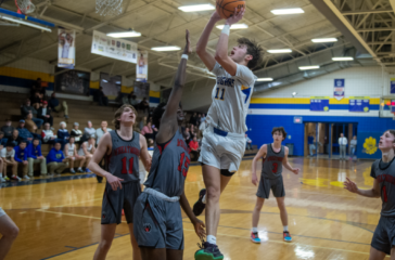SWR basketball Sean Adkins v Wheatmore Feb2023