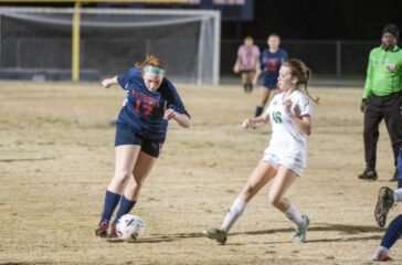 PG girls soccer v West Davidson March2023
