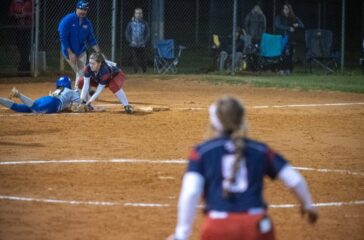 SWR at PG softball third base play March2023