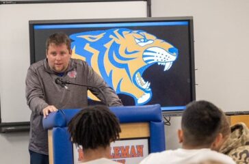 Randleman girls coach Steven Rightmyer