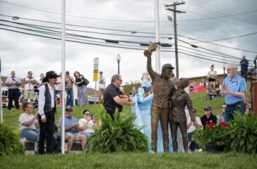 Richard Petty statue unveiling in Randleman April2023