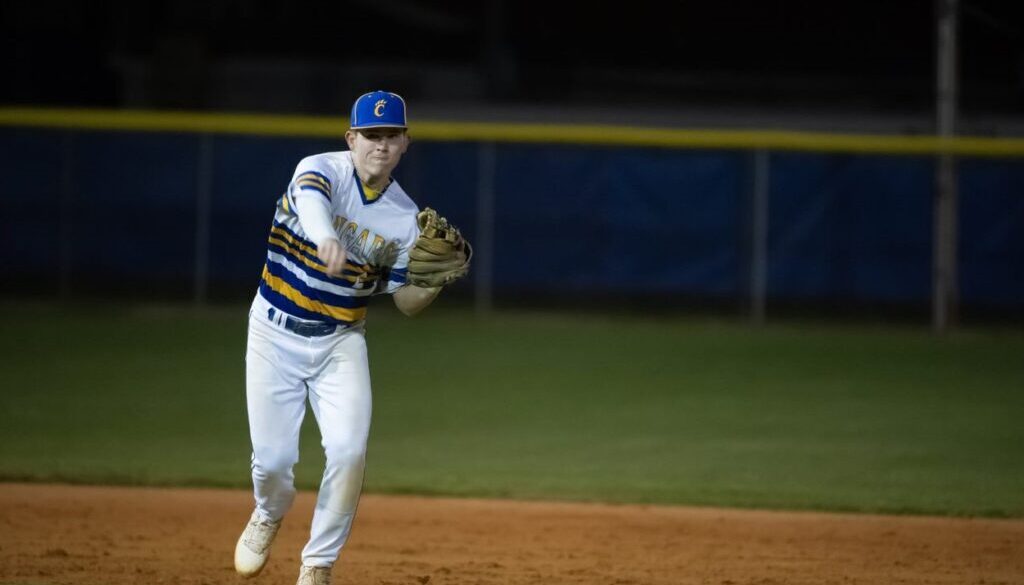SWR baseball Tyler Parks throws March2023