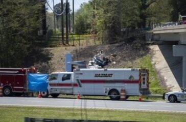 Small plane crash photo from Scott April2023