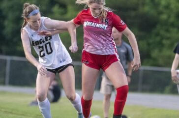 Wheatmore girls soccer Summer Bowman v East Davidson 2022