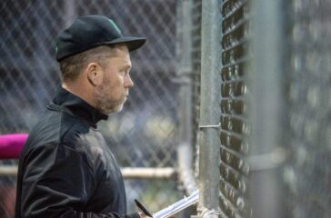 UCA baseball coach Rob Shore from PG game 2023