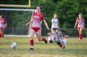Wheatmore soccer Ellie Garrison v Wilkes Central May2023