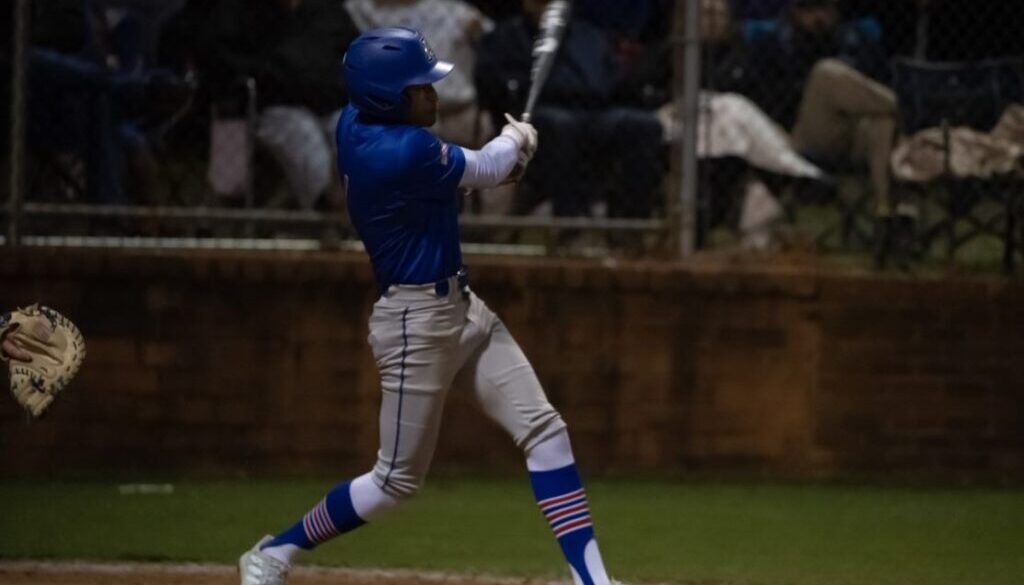 Asheboro baseball Tanner Marsh swing 2023
