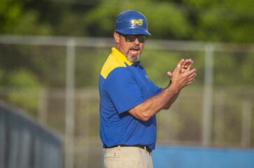 SWR softball coach Chad Whitson from 2022 season
