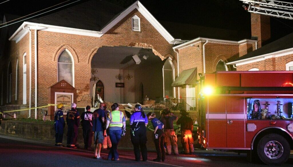 Franklinville church collapse III June2023