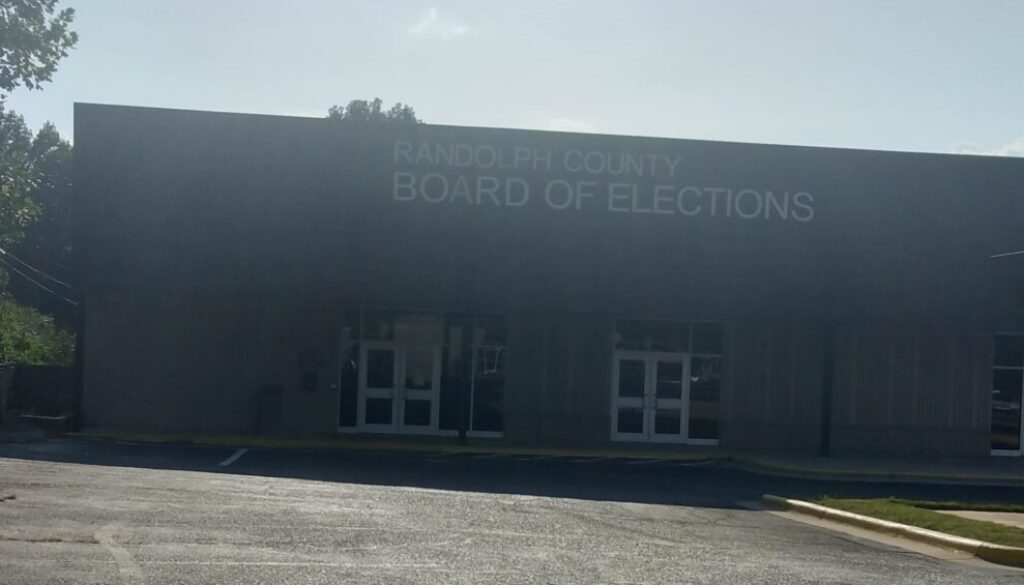 Randolph County board of elections building photo