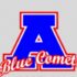 Asheboro Blue Comets logo with big A