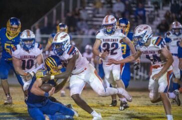 Randleman football defenders v SWR 2022