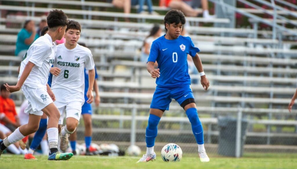 Asheboro boys soccer Diego Bustamante Aug2023