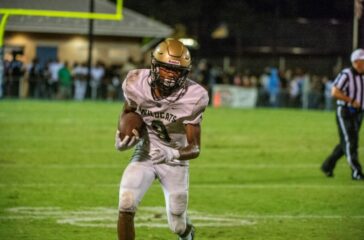 ER football Nicah Taylor v Asheboro Aug2023