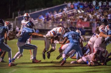 Randleman football at Union Pines Dylan Atkins Sept2023