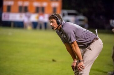 Randleman football coach Shane Timmons file shot from 2021 season