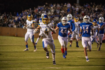 Prep football: Cougars’ Ellis runs past Asheboro; Eastern Randolph adds to streak