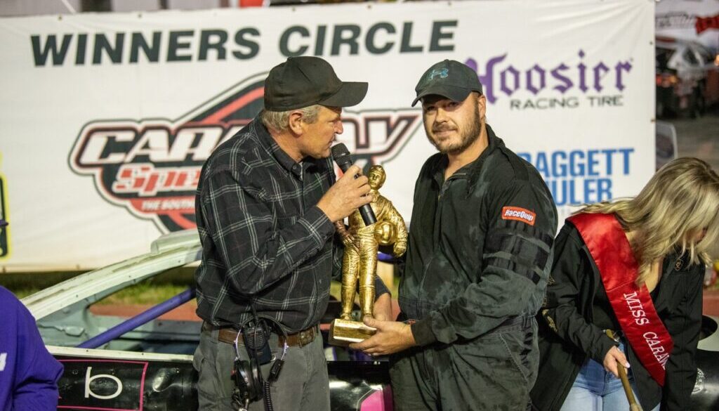 Caraway driver Daniel Hughes UCARs champion Oct2023