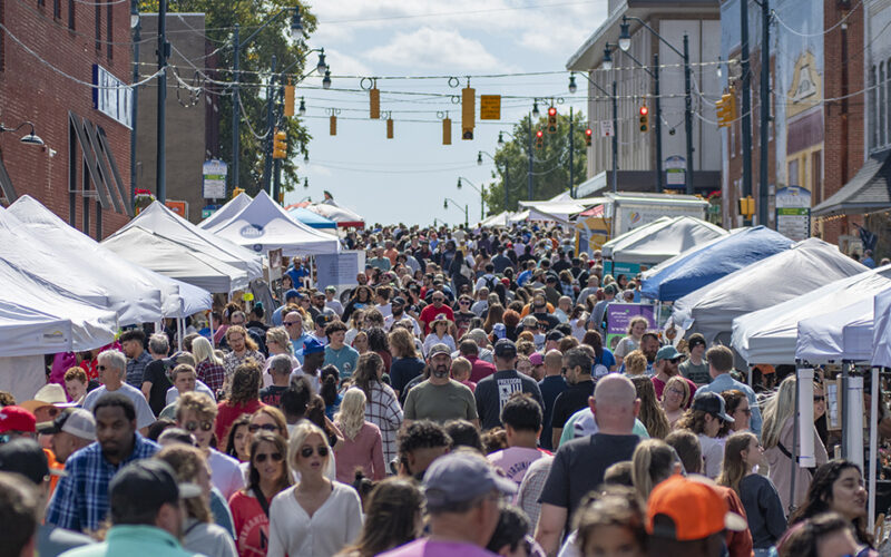 Fall is the air at Asheboro festival