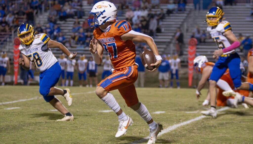 Randleman football John Kirkpatrick runs vs SWR Oct2023