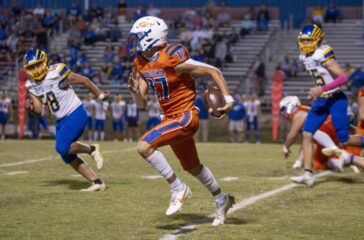 Randleman football John Kirkpatrick runs vs SWR Oct2023