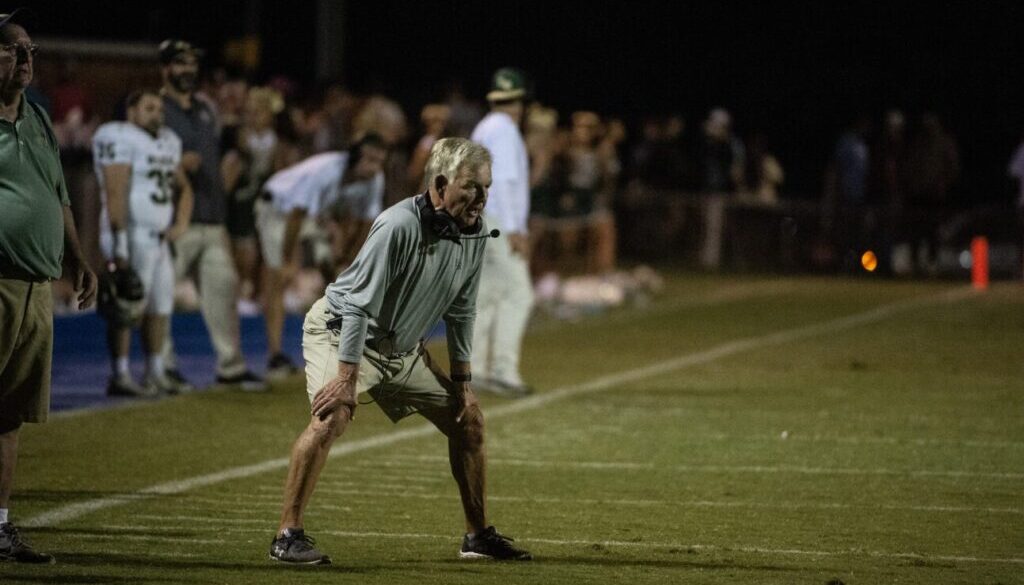 ER football Burton Cates from Aug2023 game at Asheboro