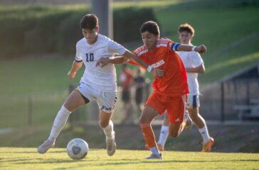 SWR soccer Fernando Hernandez and Randleman soccer Chris Ayala 2023