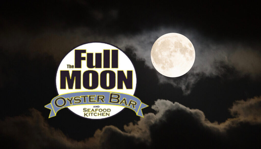 Full moon with clouds