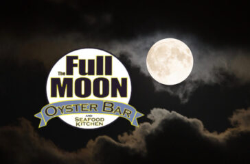 Full moon with clouds
