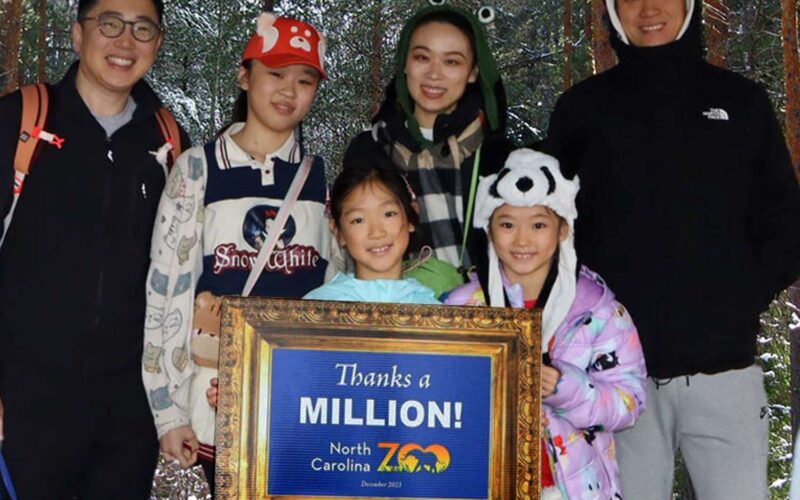 NC Zoo celebrates 1 millionth visitor in 2023