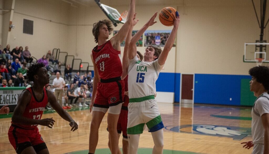 UCA boys basketball B Lamb v Wheatmore Jan2024