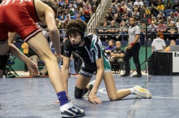 UCA wrestling Ethan Hines Feb2023 in state final